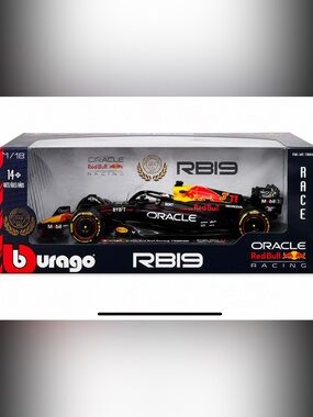 Bburago 1:18 Formula One Oracle Red Bull Diecast Max Verstappen New Burago F1